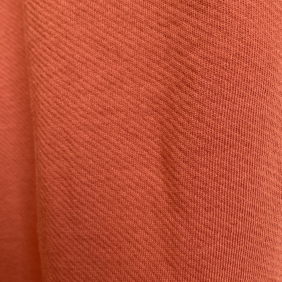 Loft Rust Orange Shift Cotton Dress - Picture 8 of 8